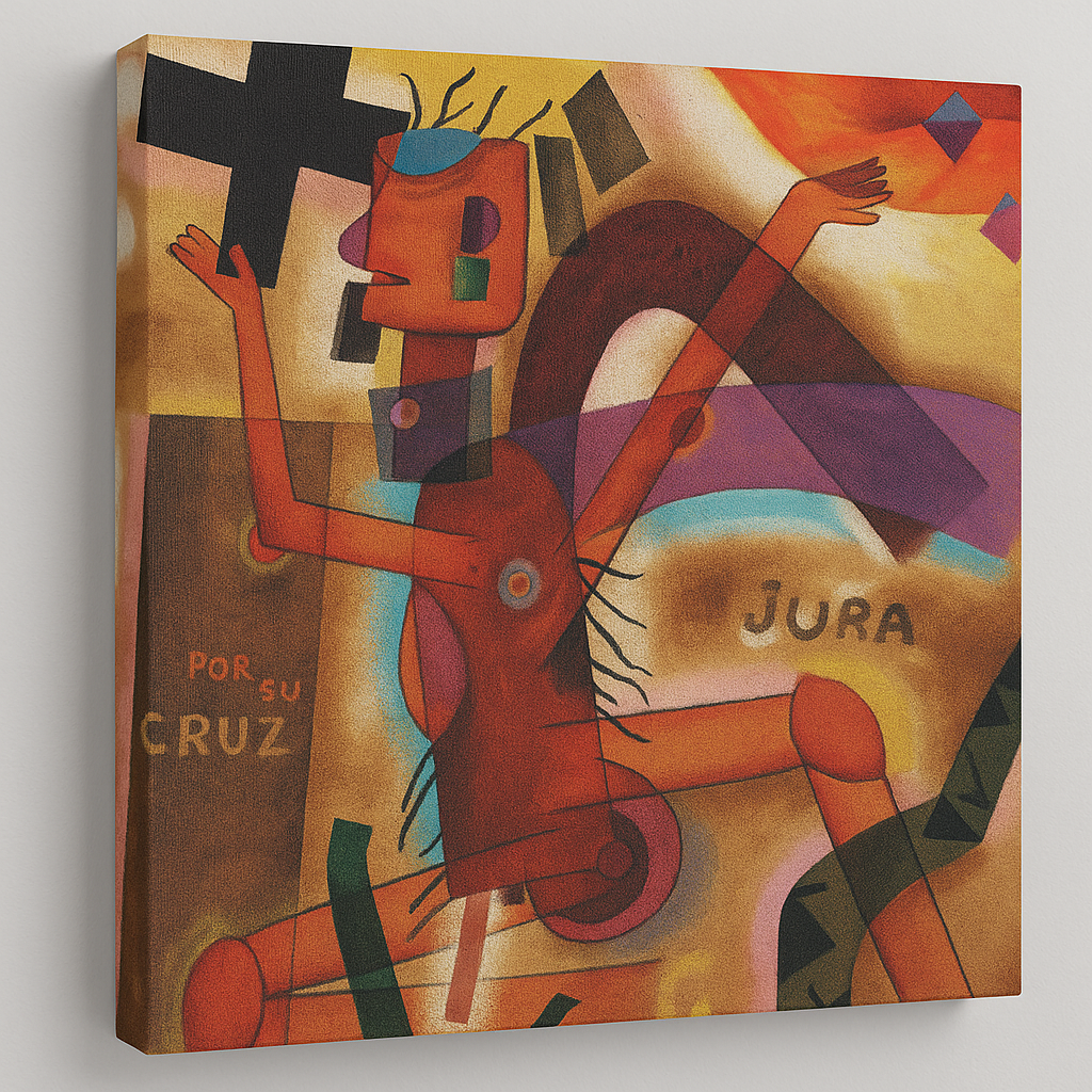 By His Cross He Swears.