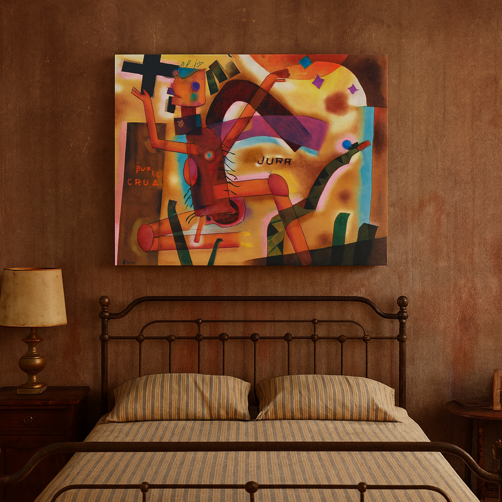 By His Cross He Swears.