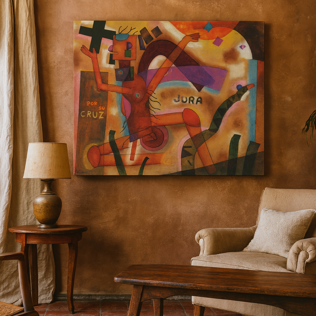 By His Cross He Swears.