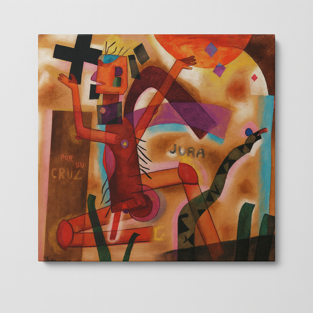 By His Cross He Swears.