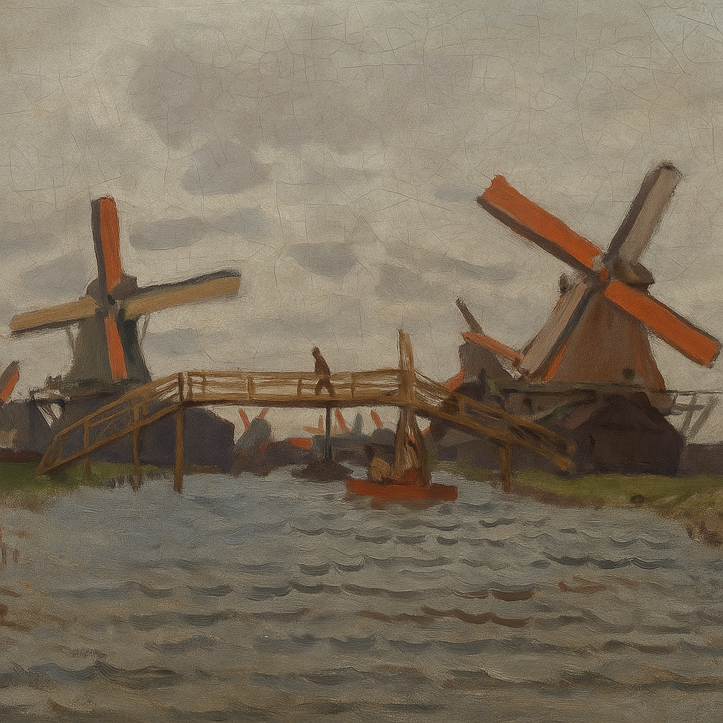 Windmills near Zaandam