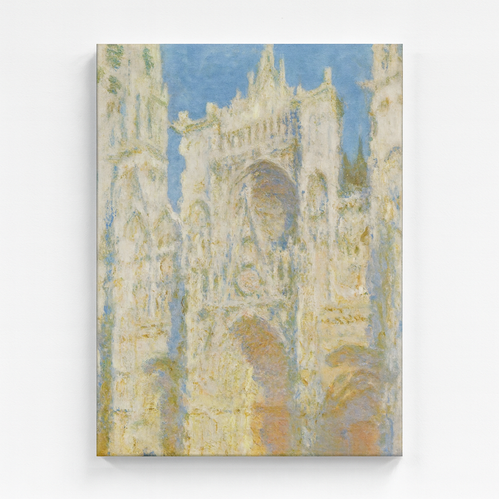 Rouen Cathedral, West Façade, Sunlight