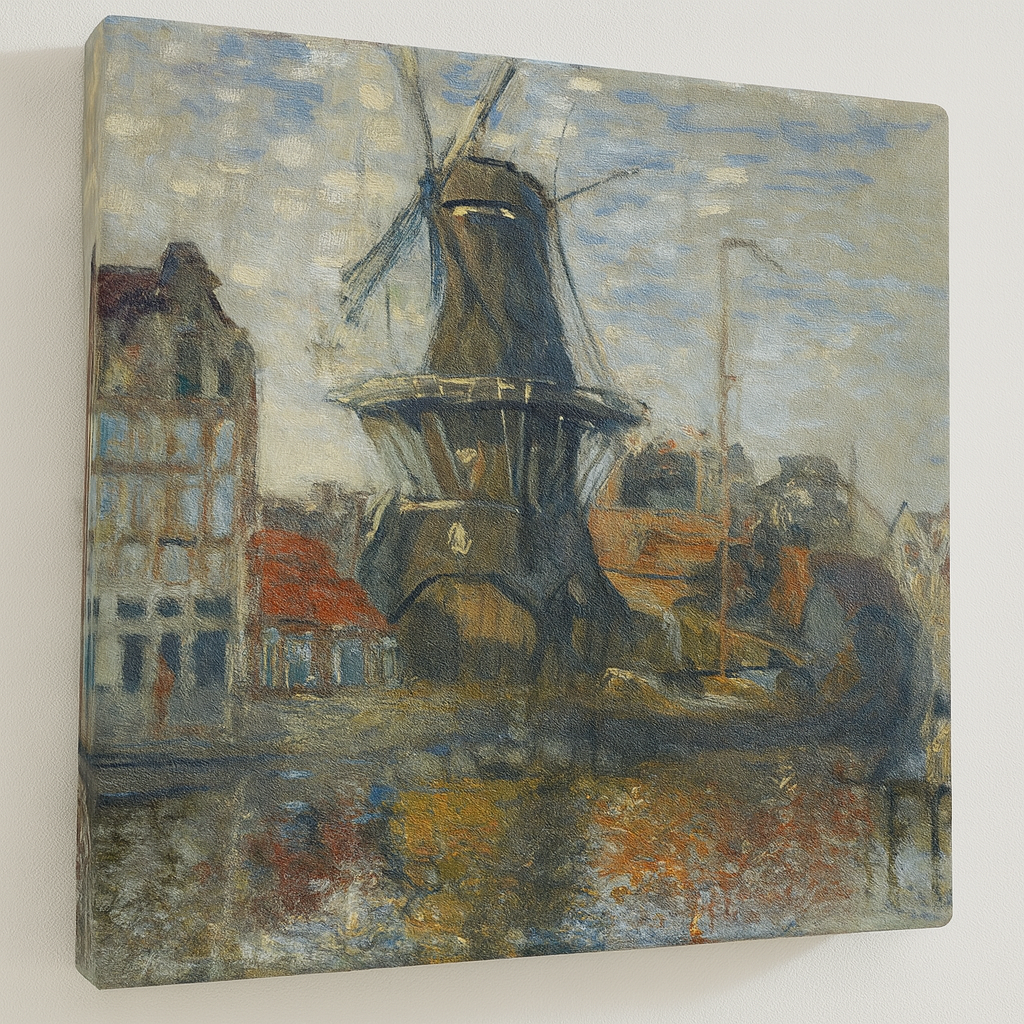 The Windmill on the Onbekende Gracht, Amsterdam.