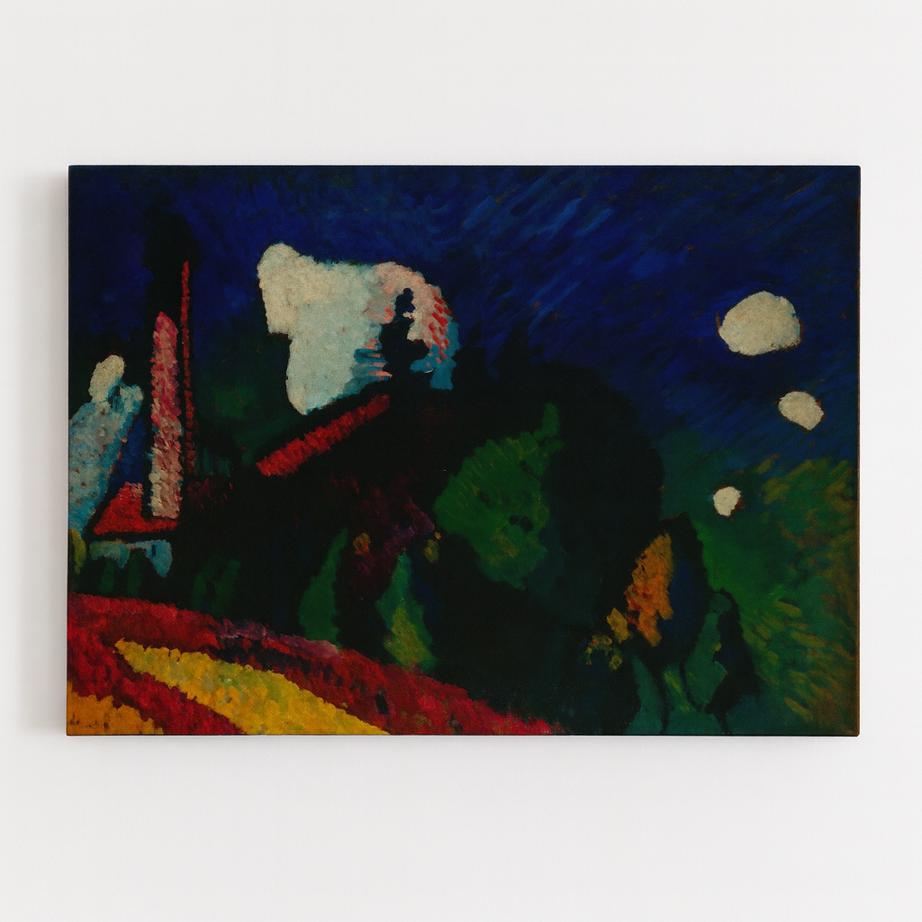Murnau, Landschaft mit Turm (Murnau, Landscape with Tower)