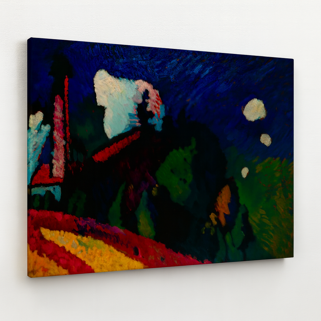 Murnau, Landschaft mit Turm (Murnau, Landscape with Tower)